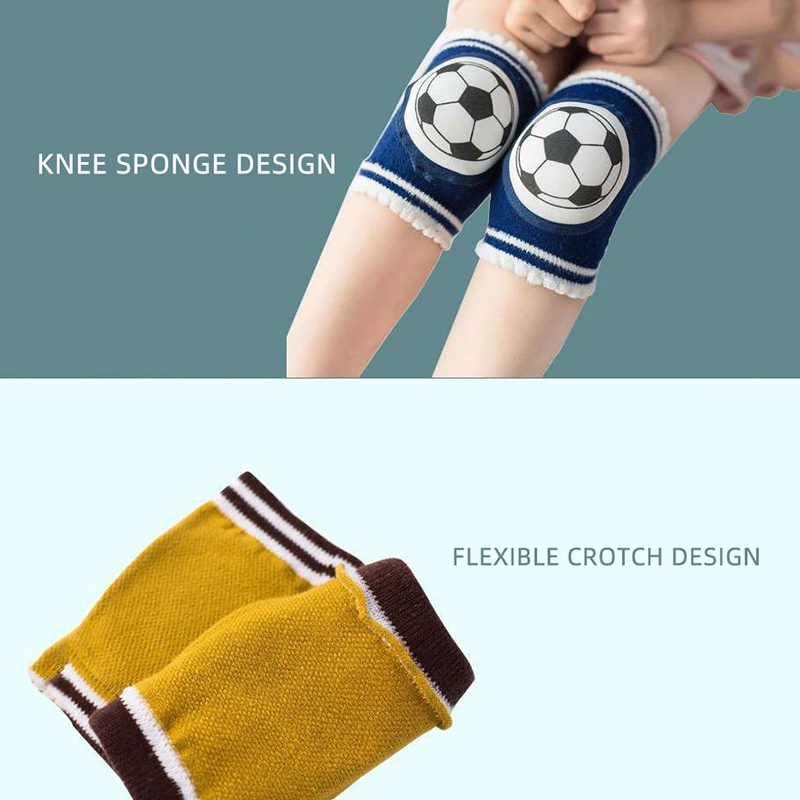 Đệm đầu gối cotton mềm in họa tiết động vật hoạt hình dễ thương giữ ấm chân chất lượng cao cho bé sơ sinh