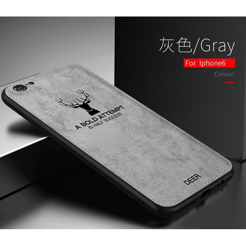 Bao Da Điện Thoại Mềm Họa Tiết Đầu Hươu Cho xiaomi mi 8 Ốp
