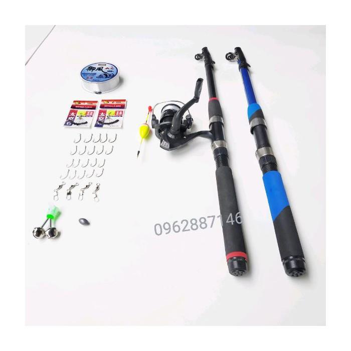 Bộ Cần Câu Cá Rút Shimano Nexsus Power Kèm Máy Và Phụ Kiện Đầy Đủ + 1 Cuộn Cước - BCC03