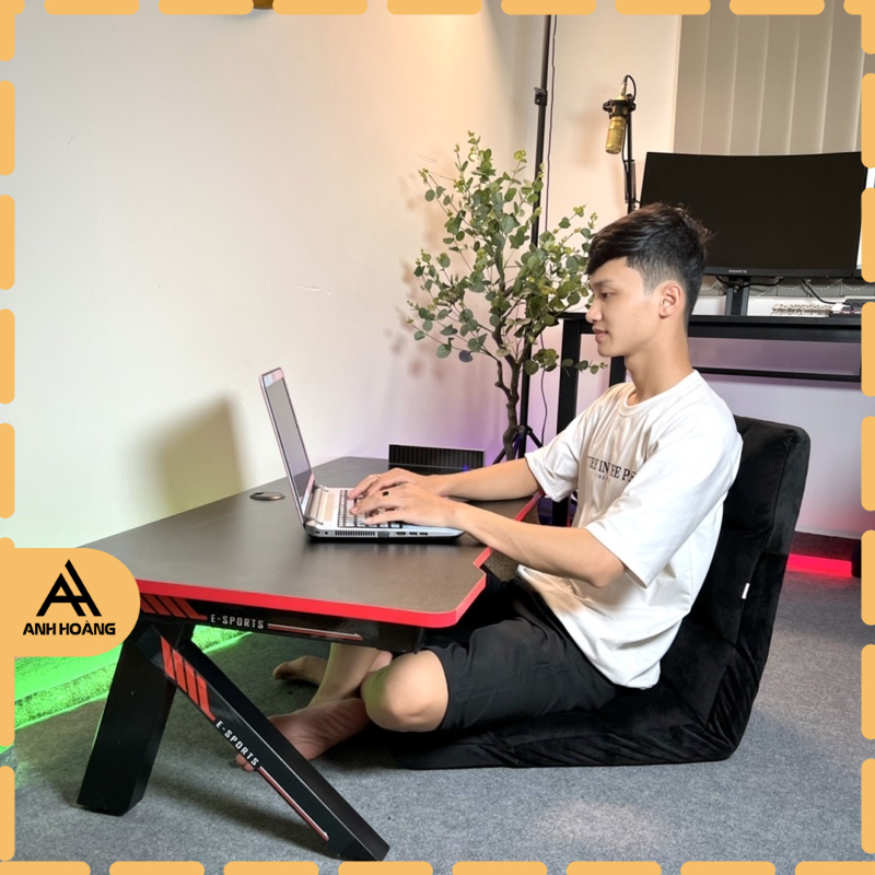 Bàn K Gaming SPlus màu đen viền đỏ - KB02D