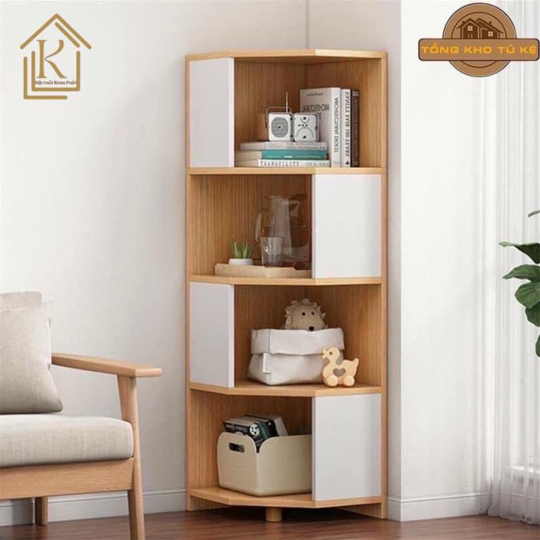 Kệ để đồ, Decor bằng gỗ hình đa giác, để góc tường trang trí cực đẹp-6868