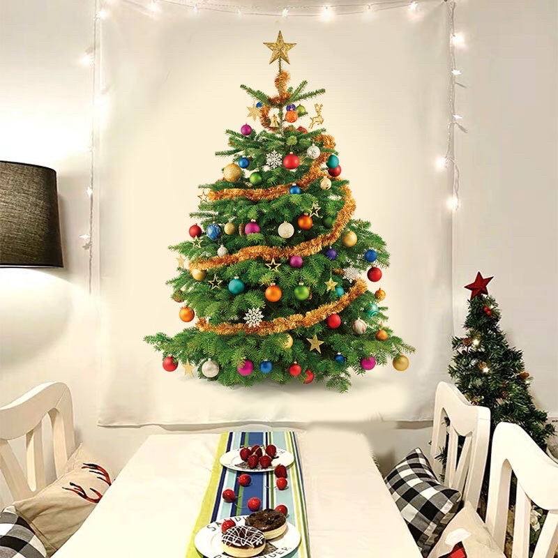 (sẵn) TRANH VẢI TRANG TRÍ GIÁNG SINH/ CÂY THÔNG NOEL/ ÔNG GIÀ NOEL