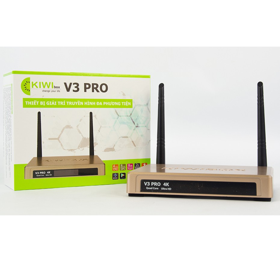 KIWI BOX V3 PRO, RAM 2GB, BLUETOOTH 4.0