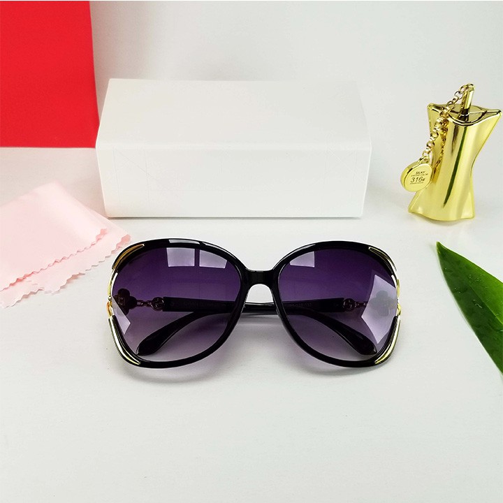 kính râm nữ càng hoa chống uv