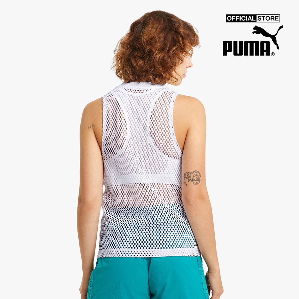 PUMA - Áo ba lỗ thể thao nữ Evide Mesh Tank-599773-02