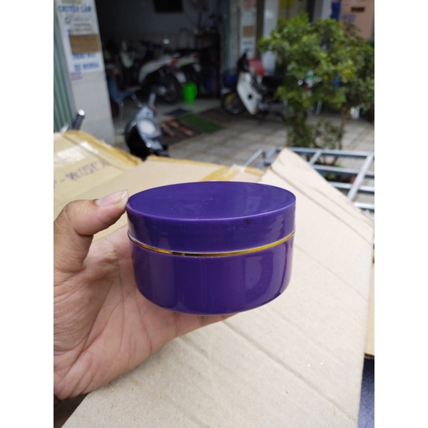 HỦ 250g Tím (có nắp lót)