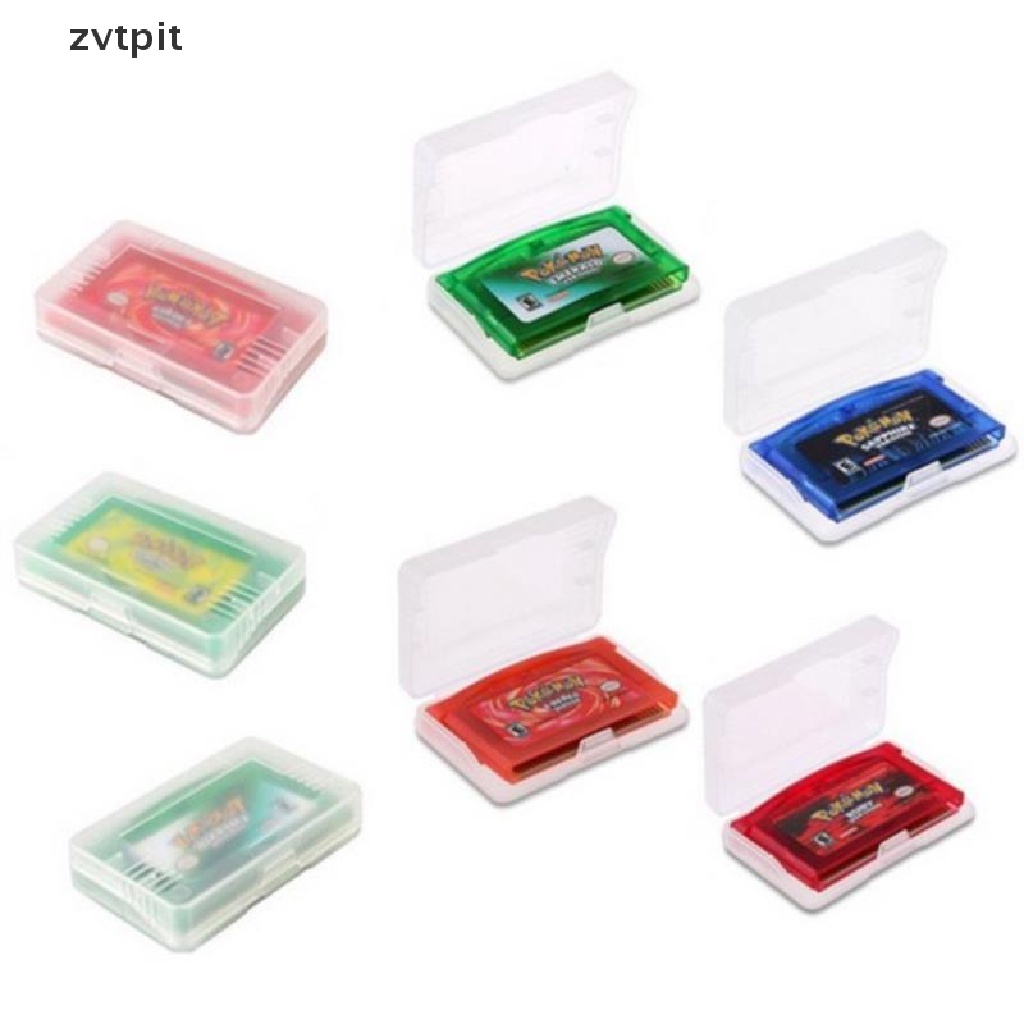 [ZVPT] 10Pcs/lot Plastic Game Cards Cartridge Case Dust Cover Case For Game Boy Advance DSF