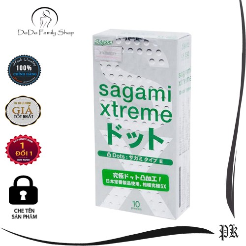 Bao cao su sagami xtrem gai gân - Nhật Bản hộp 1o psc