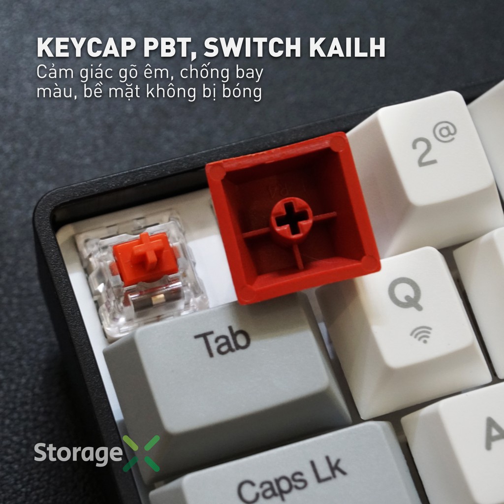 [Chính Hãng] Bàn phím cơ không dây DareU EK871 Grey - White 71 phím , bluetooth , gõ êm , thiết kế gọn gàng | BigBuy360 - bigbuy360.vn