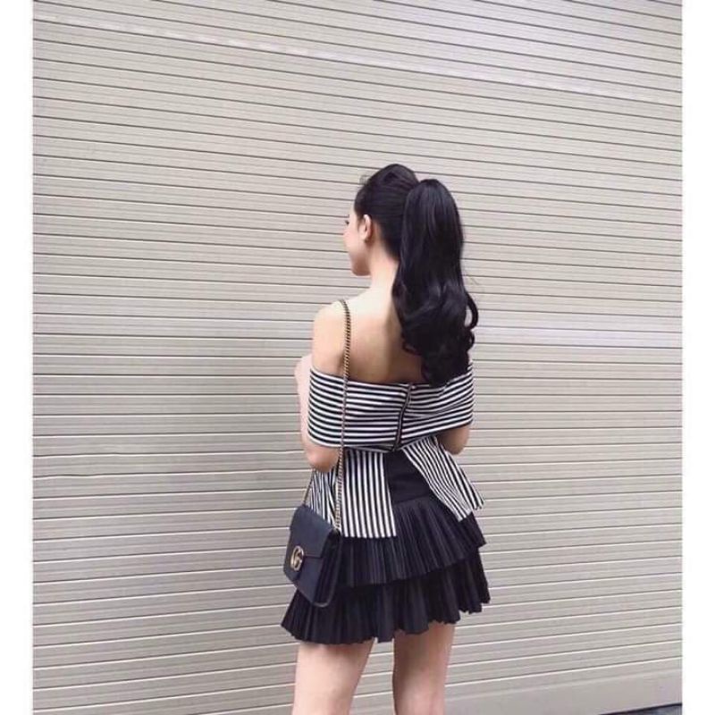 chân váy xếp ly 2 tầng chất umi cạp bo chun siêu đẹp (ảnh thật ở cuối) | BigBuy360 - bigbuy360.vn