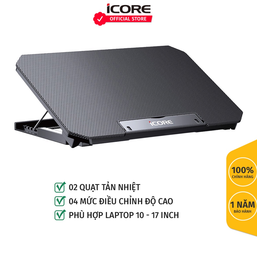 Đế tản nhiệt laptop iCore Q100