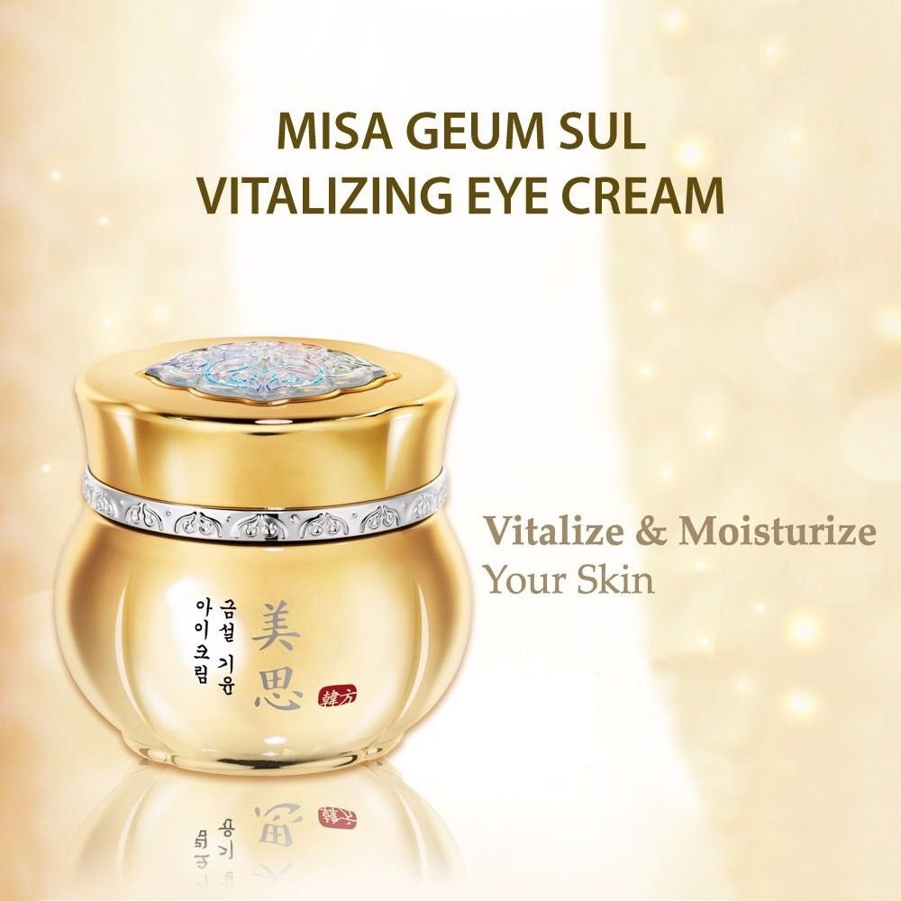 Combo 10 Sample Kem Dưỡng Vùng Mắt Missha Misa Geum Sul Vitalizing Eye Cream 0.7g