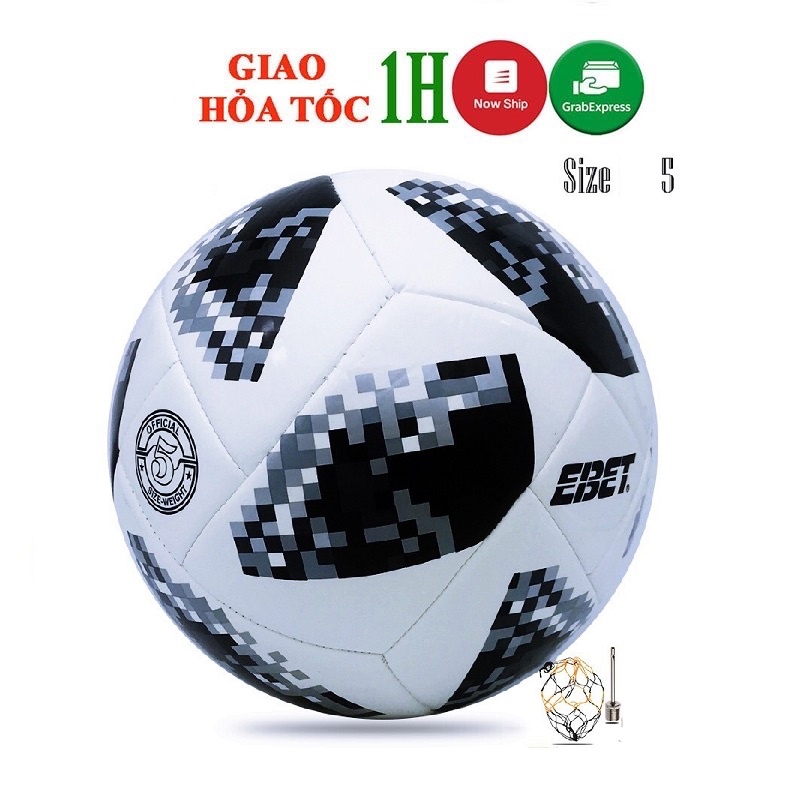Hà nội Ship 1h-Quả Bóng Đá EBET Wolrd Cup 2021 Số 5 Da PU Tiêu Chuẩn Thi Đấu (Bóng Cty Động Lực Phân phối)