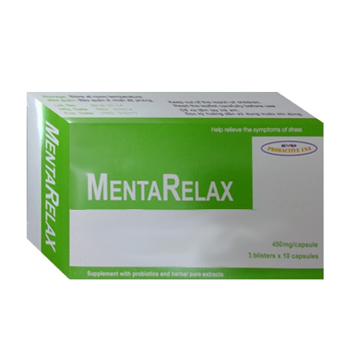 MENTARELAX giúp an thần hiệu quả, ngủ ngon, ngủ sâu giấc cho người mất ngủ, khó ngủ, lo âu nhập khẩu Mỹ ( Hộp 30 viên)