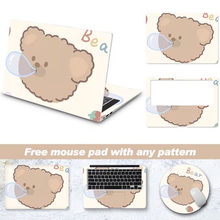 DIY laptop sticker cute waterproof and no glue 12-17 inch notebook