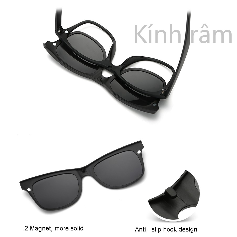 Kính râm với 5 kiểu ống phân cực