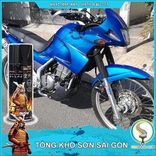Chai sơn xịt màu xanh Jackal Blue S137 son Samurai