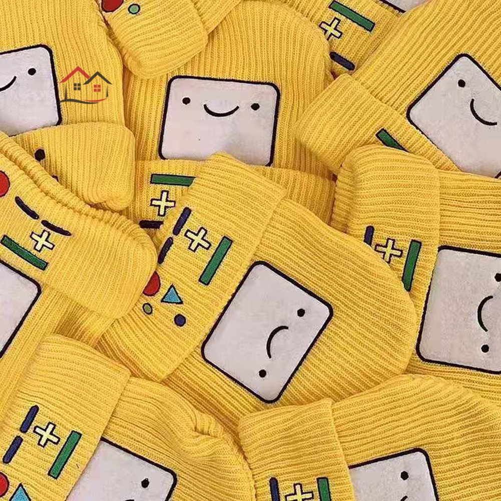Mũ beanie Co Giãn In Họa Tiết Hoạt Hình Adventure Time Thời Trang Thu Đông Cho Nam Và Nữ