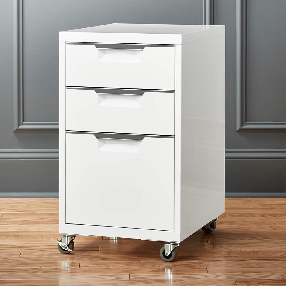 Tủ ikea mini 3 hộc kéo có gắn bánh xe 36 x 36 x 69cm