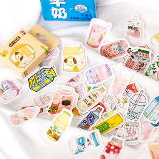 Sticker Set Hộp Theo Tone Màu Dán Trang Trí Sổ, Điện Thoại | ST004