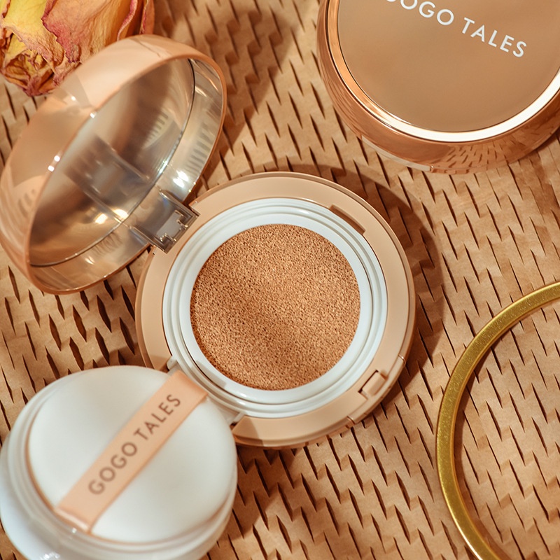 Kem Nền Gogo Tales Cushion Che Khuyết Điểm Kiểm Soát Dầu Dưỡng Ẩm Kem Nền BB Cream Không Thấm Nước Và Không Gây Bết Dính