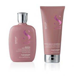 Combo dầu gội và xả khô giữ ẩm dành cho tóc khô xơ Alfaparf Milano Semi Di Lino Moisture Nutritive