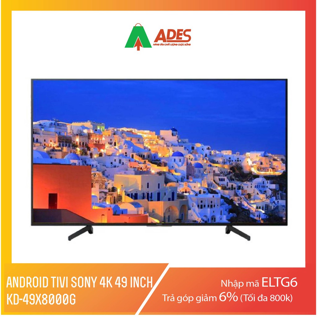 Android Tivi Sony 4K 49 inch KD-49X8000G Mẫu 2019