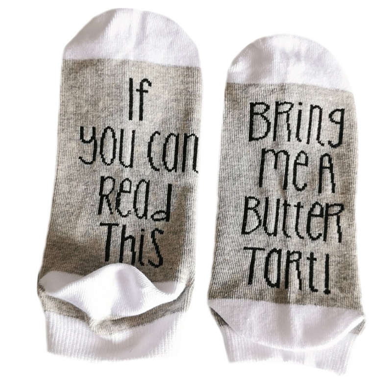 Xiangbao Vớ Cotton Unisex In Chữ If You Can Read This Bring Me Coffee Vui Nhộn Mới Lạ