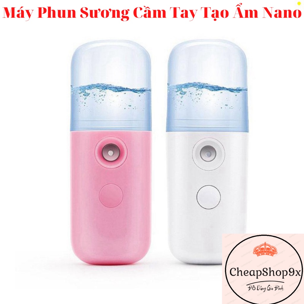 Máy Phun Sương Cầm Tay Tạo Ẩm Nano , Máy Xông Mặt Mini Spa Giá Rẻ, Xông Tinh Dầu Xịt Khoáng Cấp Ẩm Chăm Sóc Da