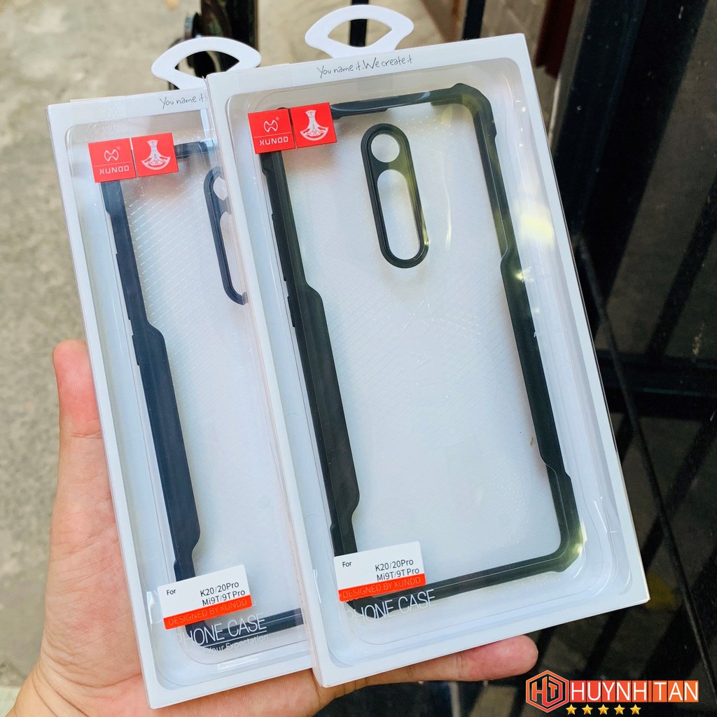 Ốp lưng kính Xundd cho Xiaomi Redmi K20, K20 Pro, Mi 9T, Mi 9T Pro viền dẻo chống sốc