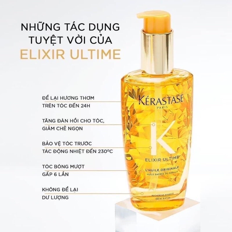 Pháp-Tinh dầu dưỡng tóc Kerastase Pa.ris 50ml