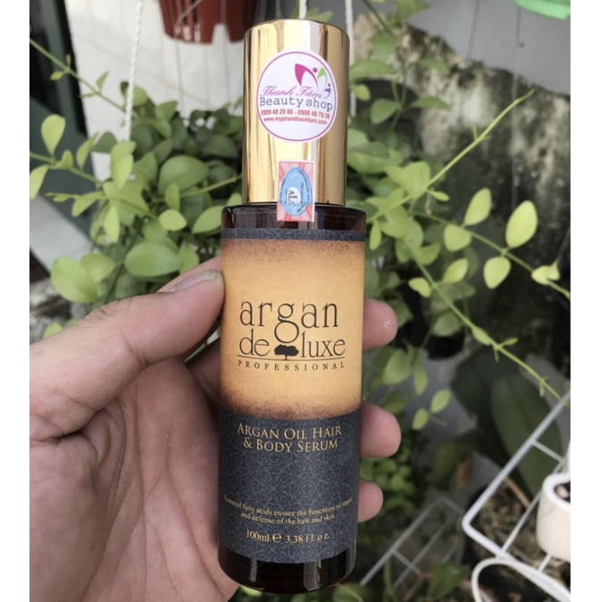 [Argan Deluxe] Tinh dầu phục hồi tóc hư tổn Argan Deluxe Argan Oil Serum 100ml