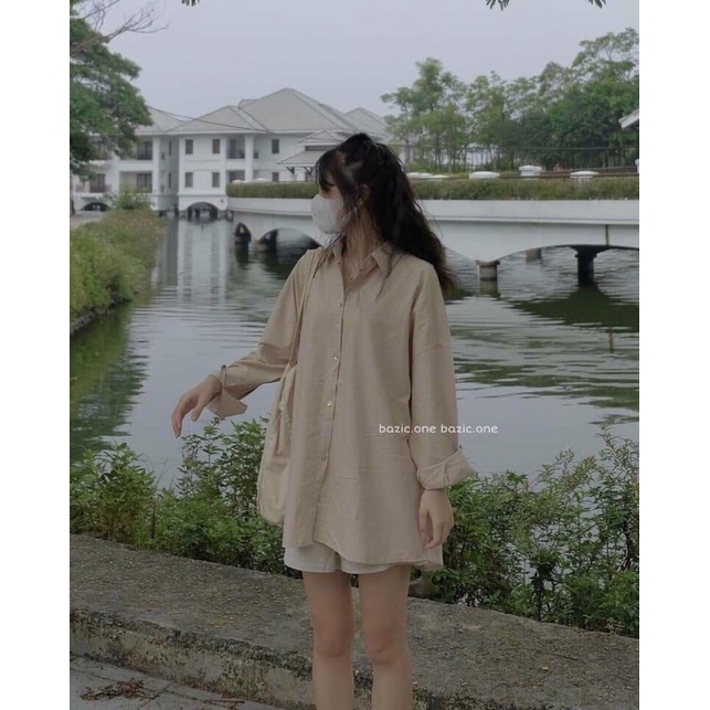 ÁO SƠ MI THỤNG CÚC SAU