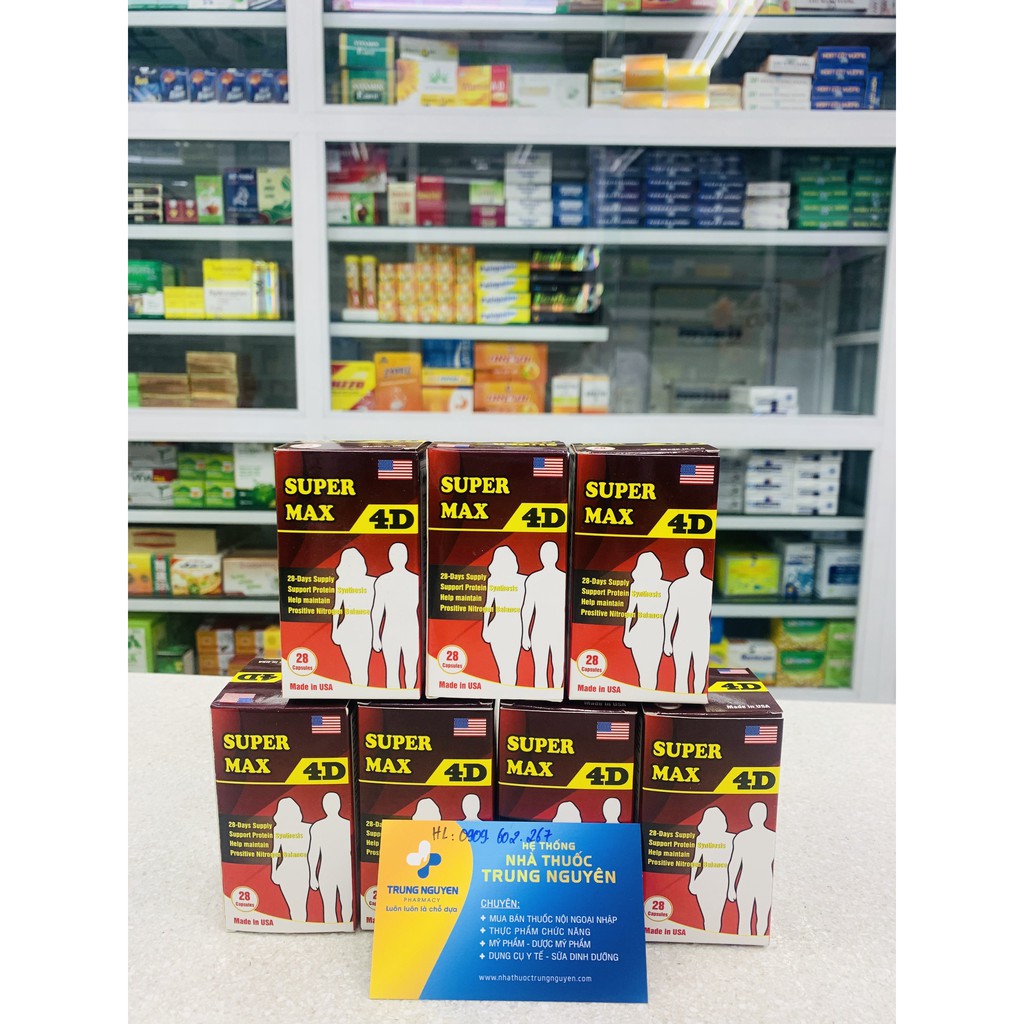  Thực phẩm hỗ trợ tăng cân SUPER MAX 4D