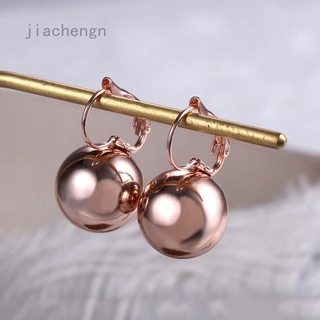 Bông Tai Mạ Vàng Hình Tròn Lớn Thời Trang Dành Cho Nữ
