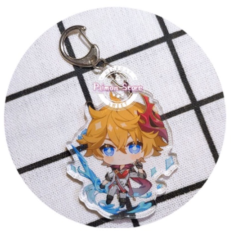 Childe Tartaglia Móc khoá Genshin Impact m3 (in giữa acrylic)