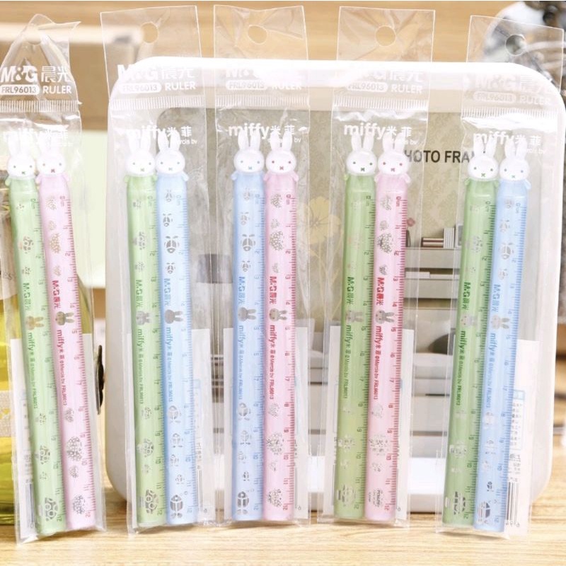 Thước kẻ hình thỏ MG 12cm ( 1 chiếc)