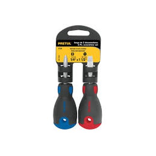Bộ vít 2 cây đầu dẹp & bake có từpretul - 20215 duo-1/4x4bp