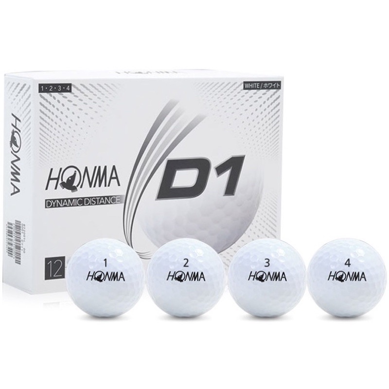 Bóng golf Honma D1 - hàng hãng nhập khẩu - bóng mới 100% - hộp to 12 quả