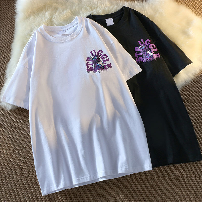 Áo thun NRVP ngắn tay cổ tròn thời trang cho nữ 2021