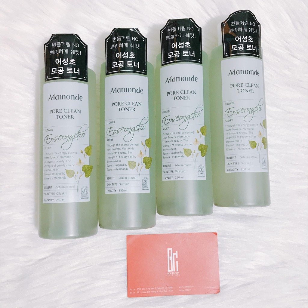 Nước Hoa Hồng MAMONDE Pore Clean - Eoseongcho Diếp Cá - 250ml