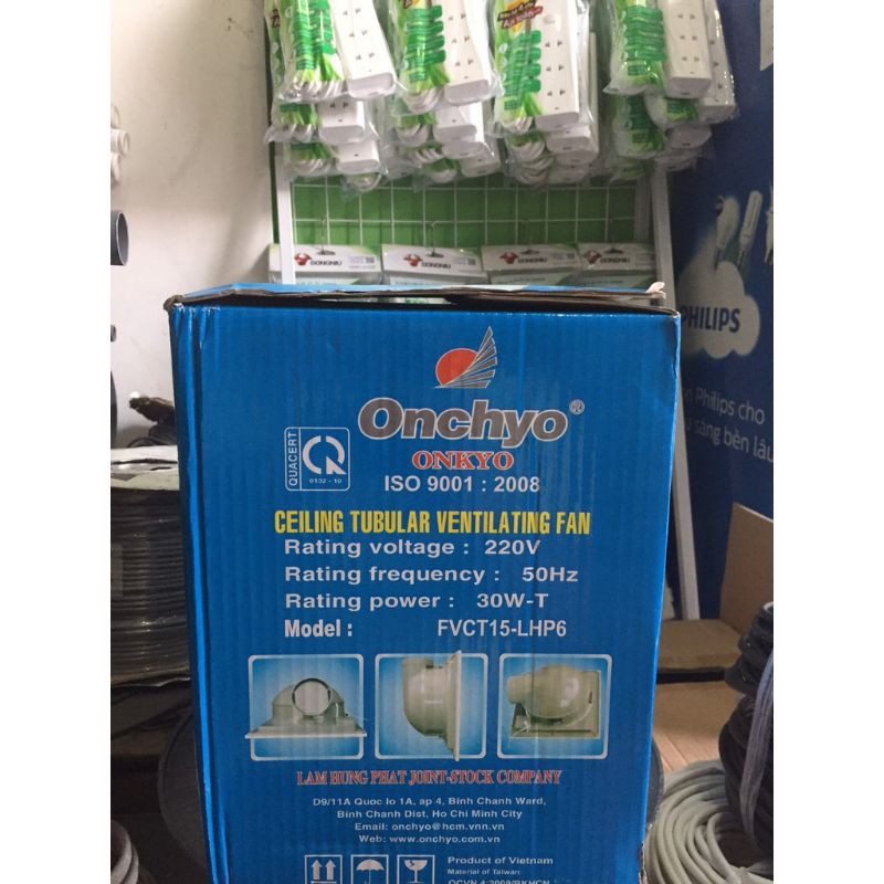 Quạt thông gió Onkyo Chính hãng giá rẻ.