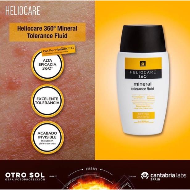 Kem chống nắng Heliocare Water gel , Mineral Tolerance Fluil , Age Active Fluil , Pigment Solution SPF50+