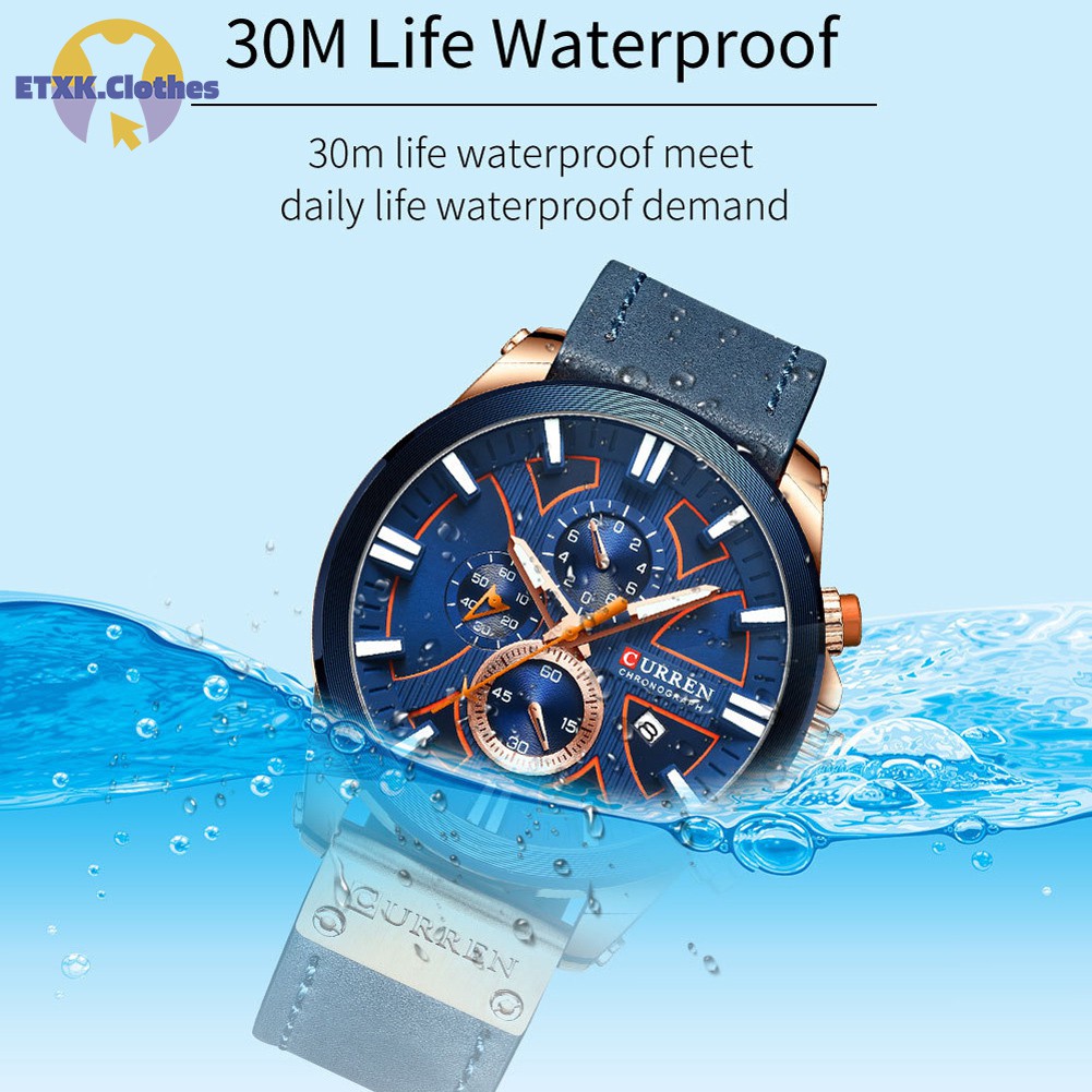 Đồng Hồ Thể Thao Nam Đa Năng Chống Thấm Nước Curren 8346 | BigBuy360 - bigbuy360.vn