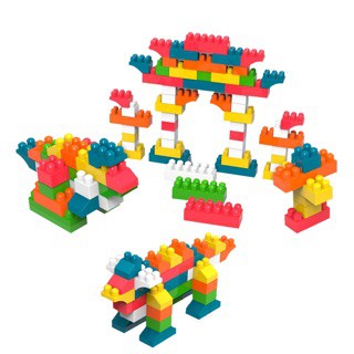 Bàn lắp ghép lego mini sáng tạo - Đồ chơi thông minh cho bé