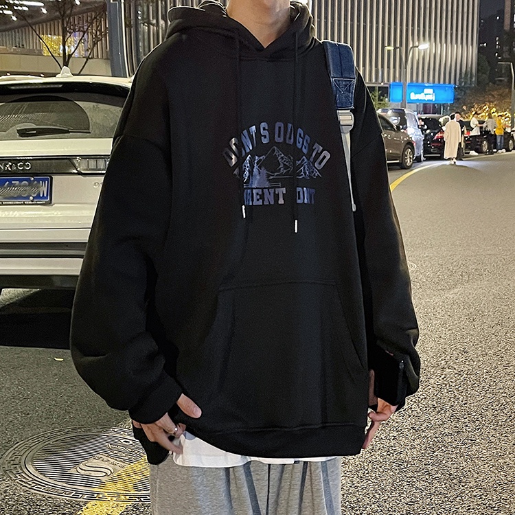 Áo Hoodie Phối Mũ Chùm Đầu ONT Siêu Hot - Nỉ Ngoại Siêu Dày Mịn Ấm Bản Ulzzang Phong Cách