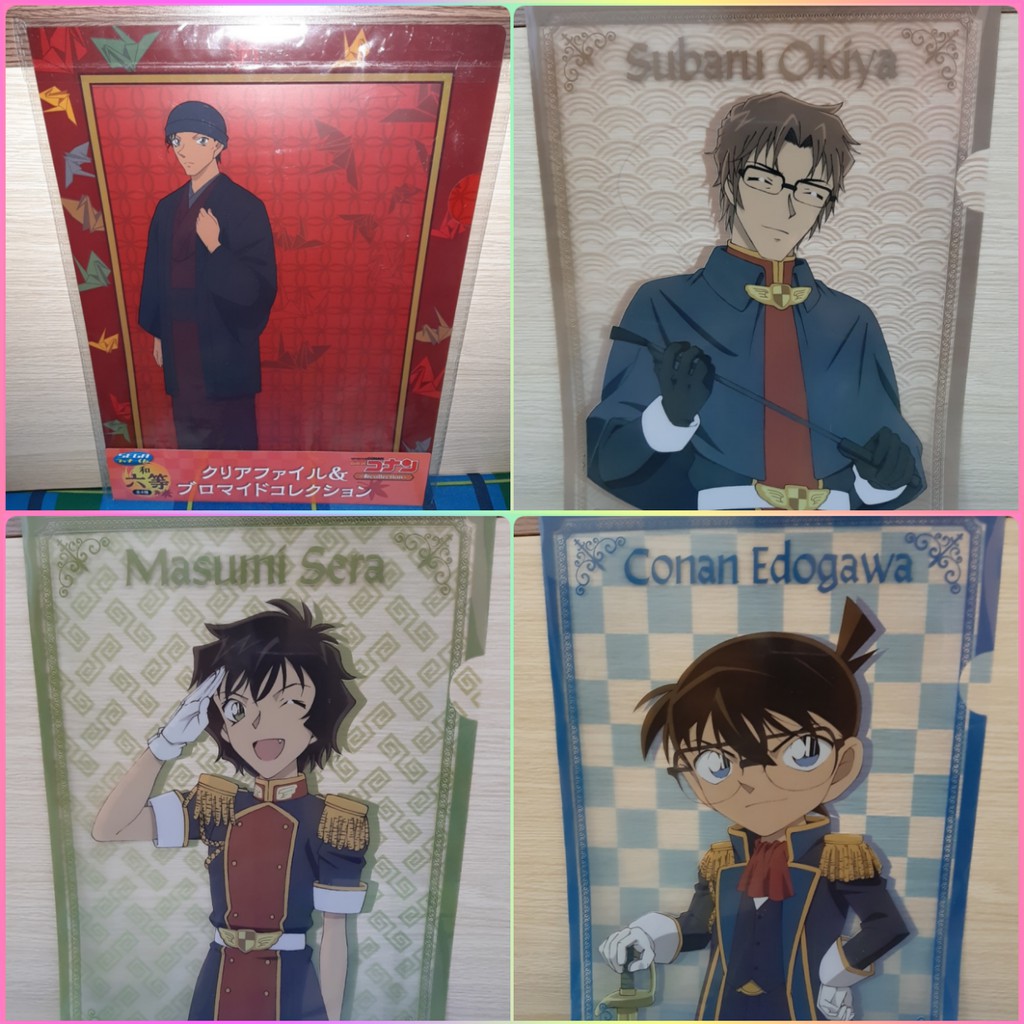Bìa hồ sơ A4 Conan, Sera, Akai, Subaru