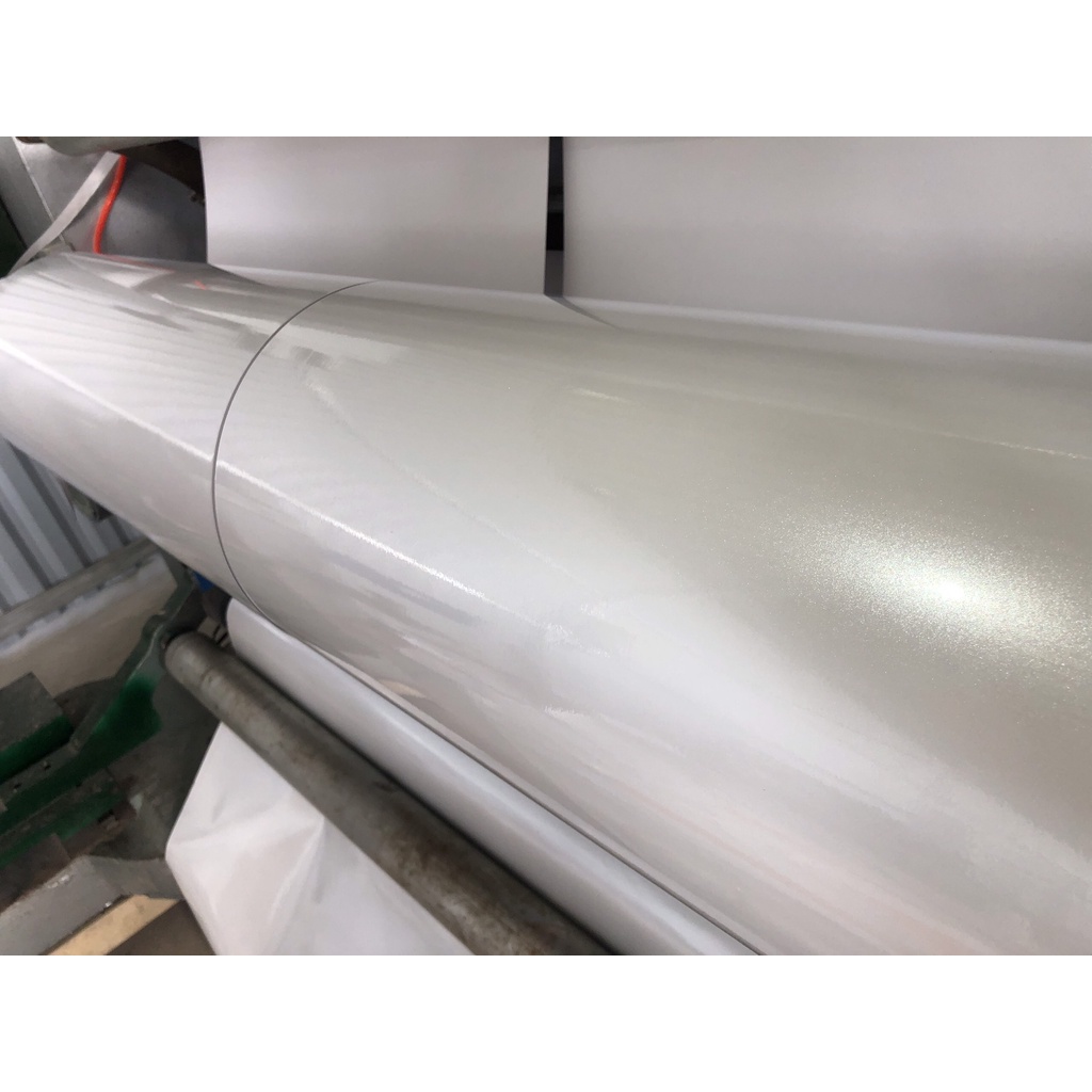 Decal trắng ngọc trai ánh kim, dán xe máy, oto, dán điện thoại,laptop,