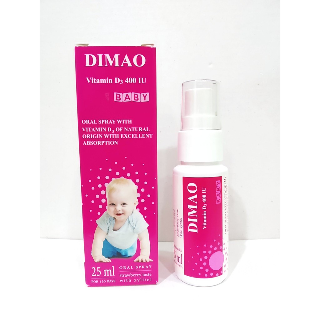 Secrdimao Dimao Vitamin D3 Dạng Xịt 400iu Hương Dâu Hiệu Quả Và Hấp Thu Tốt