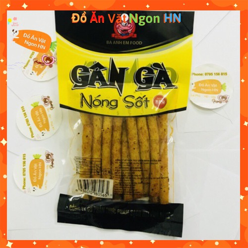 10 Gói Snack Gân Gà Nóng Sốt Đồ Ăn Vặt Cay Dai Ngon Hấp Dẫn Giá Rẻ